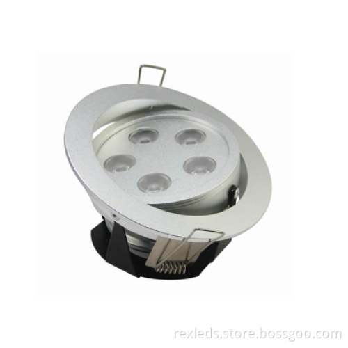 High Power 5w Led Down Lighting Fixtures, Rex-d026 Indoor Led Ceiling Lights, 5500-6000k